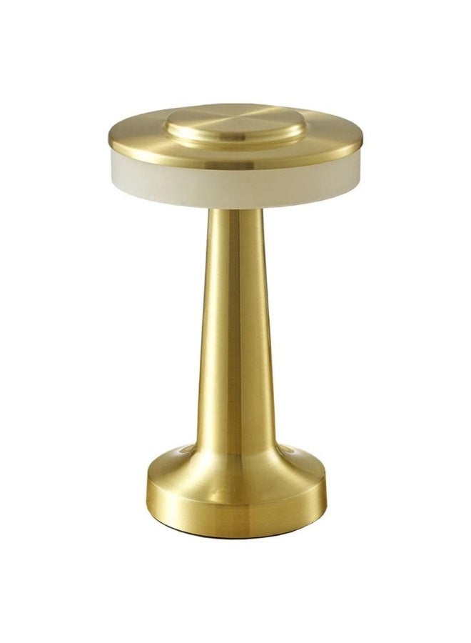 NIBEMINENT Portable LED Table Lamp with Touch Sensor, 3-Levels Brightness, Rechargeable Battery Up to 48 Hours Usage, Night Light for Kids Nursery, Nightstand Lamp, Bedside Lamp - Image 1